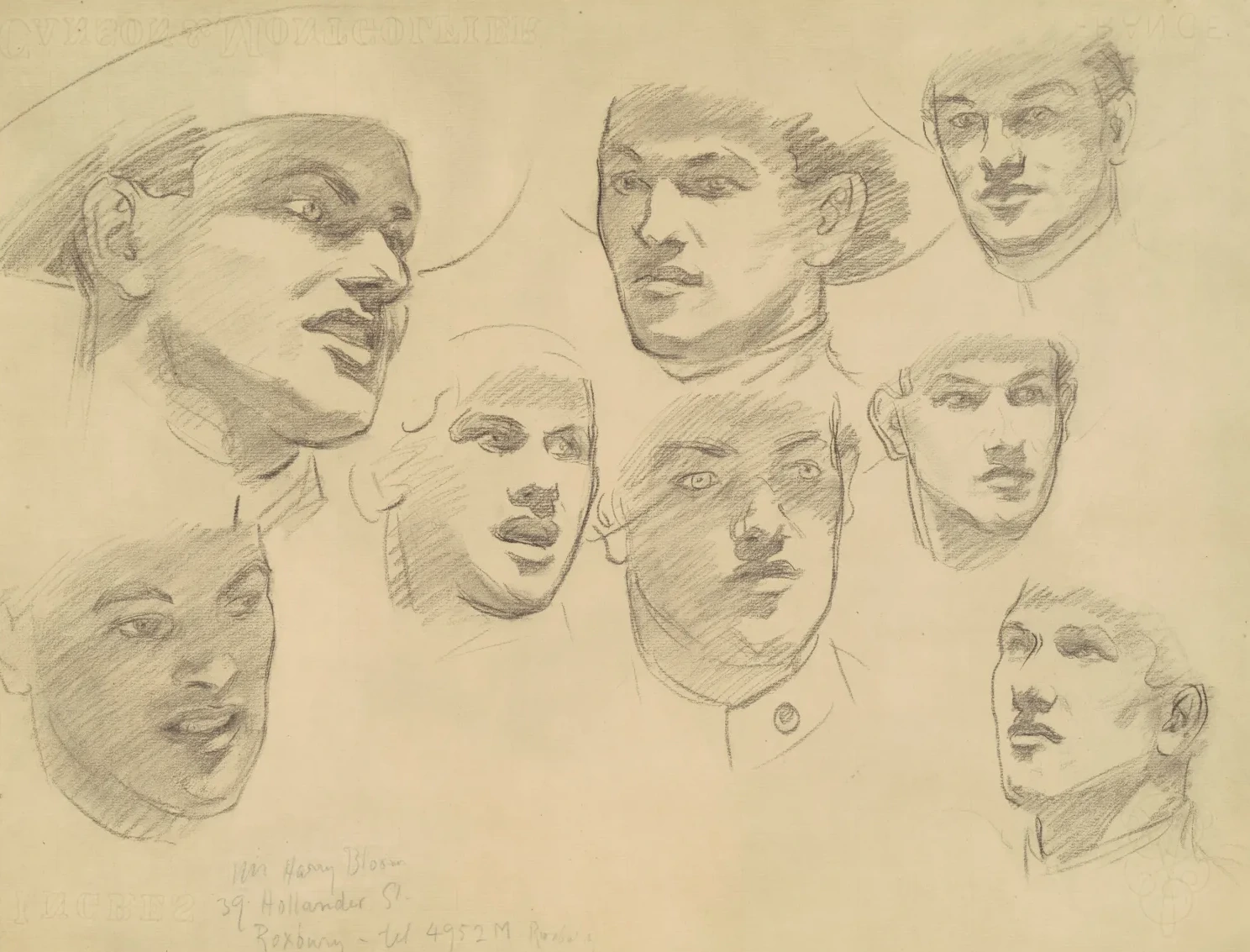 Studies for "Entering the War", John Singer Sargent