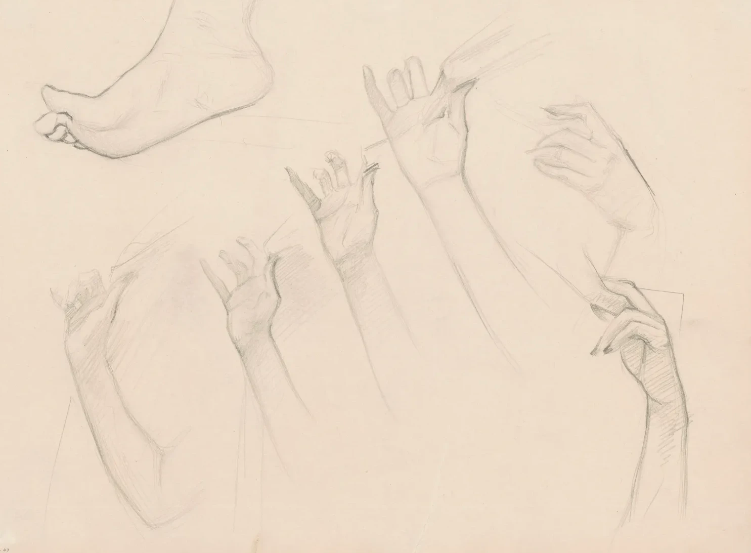 Studies for "Fumee d'Ambre Gris", John Singer Sargent