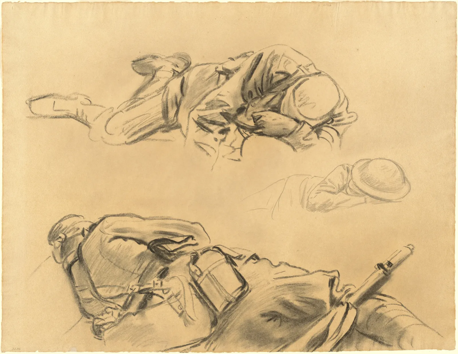 Studies for "Gassed", John Singer Sargent