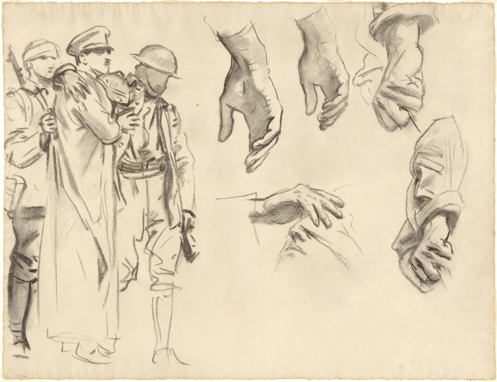 Studies for "Gassed", John Singer Sargent