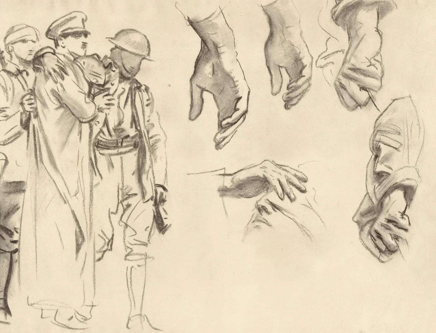 Studies for "Gassed", John Singer Sargent