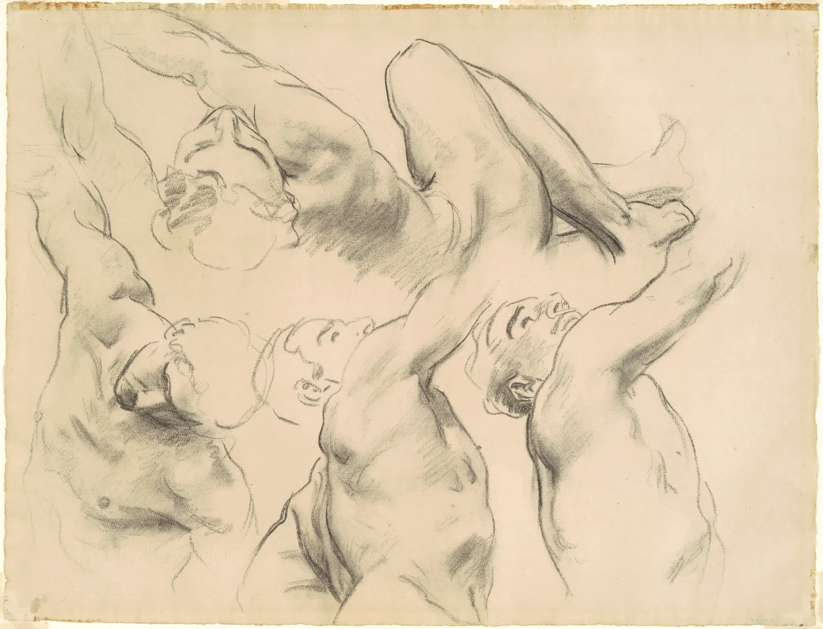 Studies for "Heaven" and "Hell", John Singer Sargent