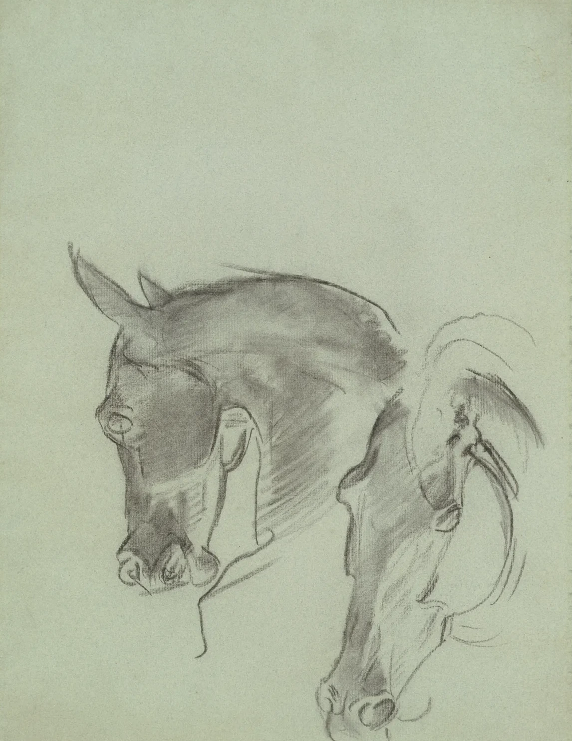Studies for "The Fall of Gog and Magog", John Singer Sargent