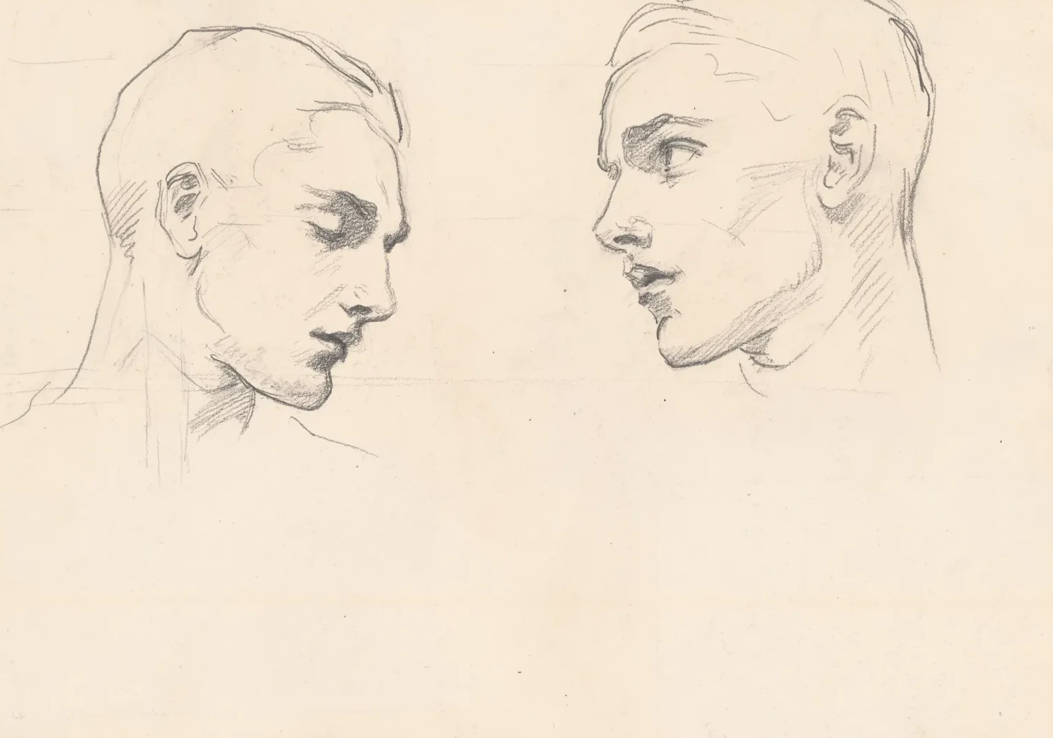 Studies of a Man's Head, John Singer Sargent