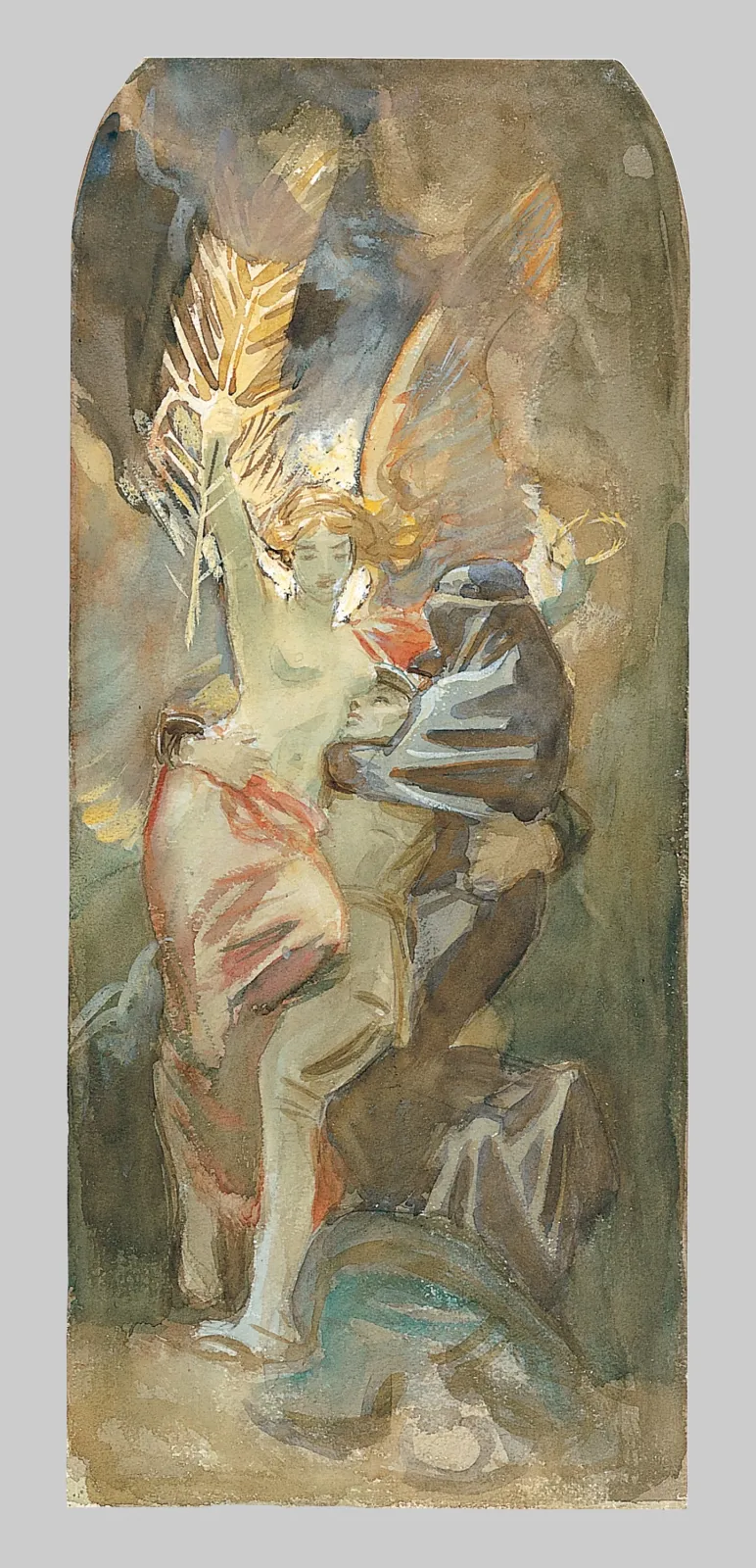 Study for "Death and Victory", John Singer Sargent