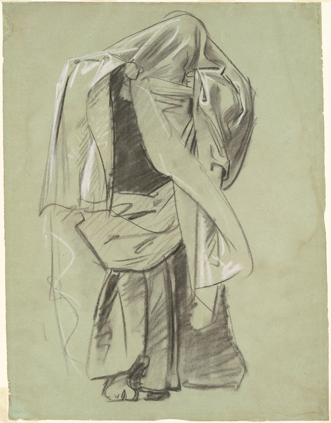 Study for "Frieze of Prophets", John Singer Sargent