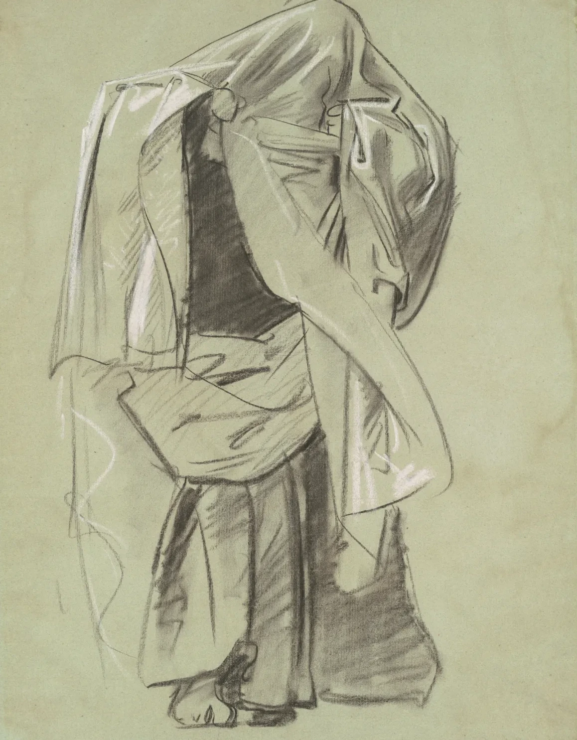 Study for "Frieze of Prophets", John Singer Sargent