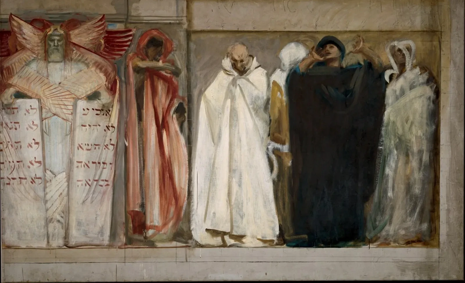 Study for "Frieze of Prophets," Boston Public Library, John Singer Sargent