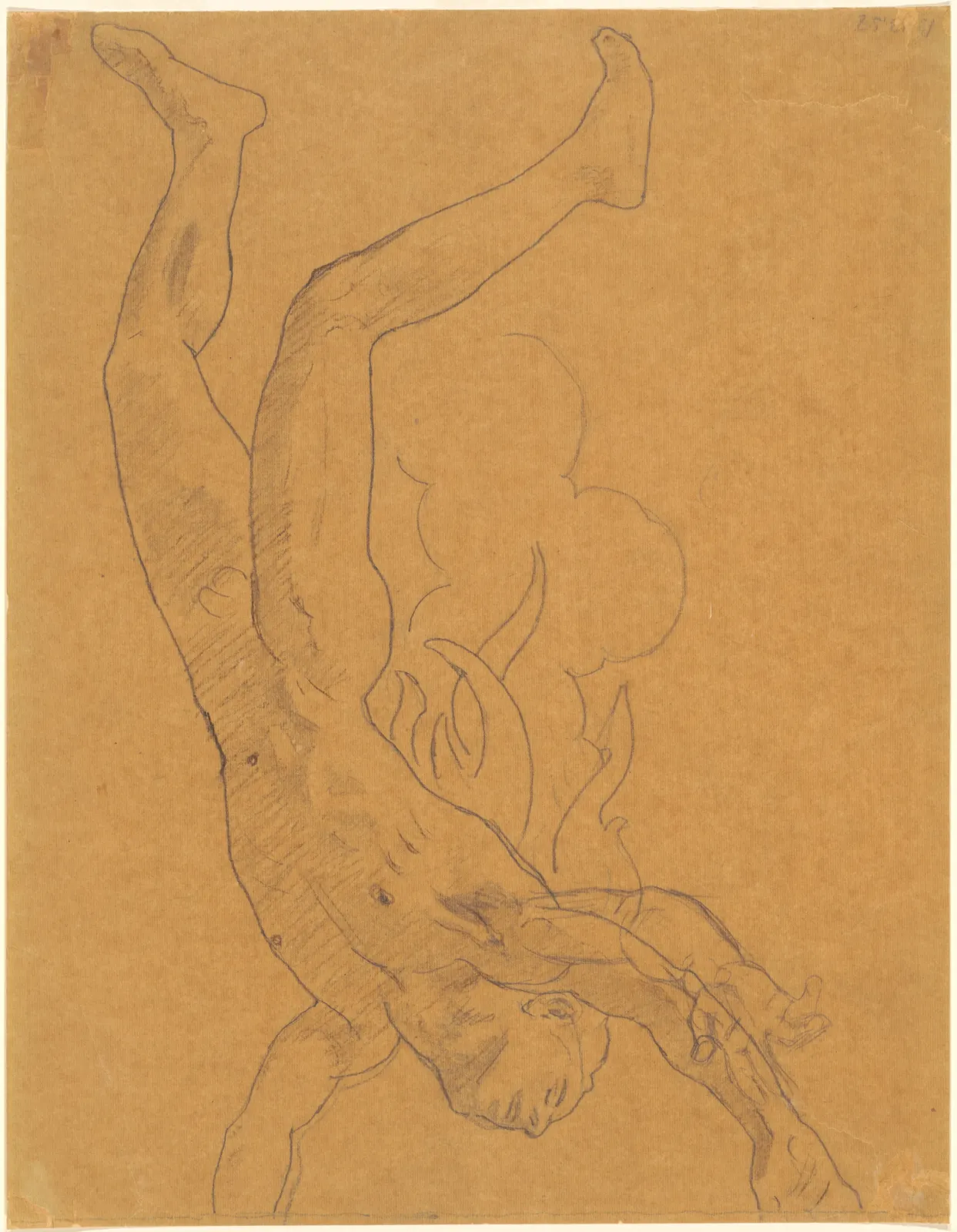 Study for "Phaethon", John Singer Sargent