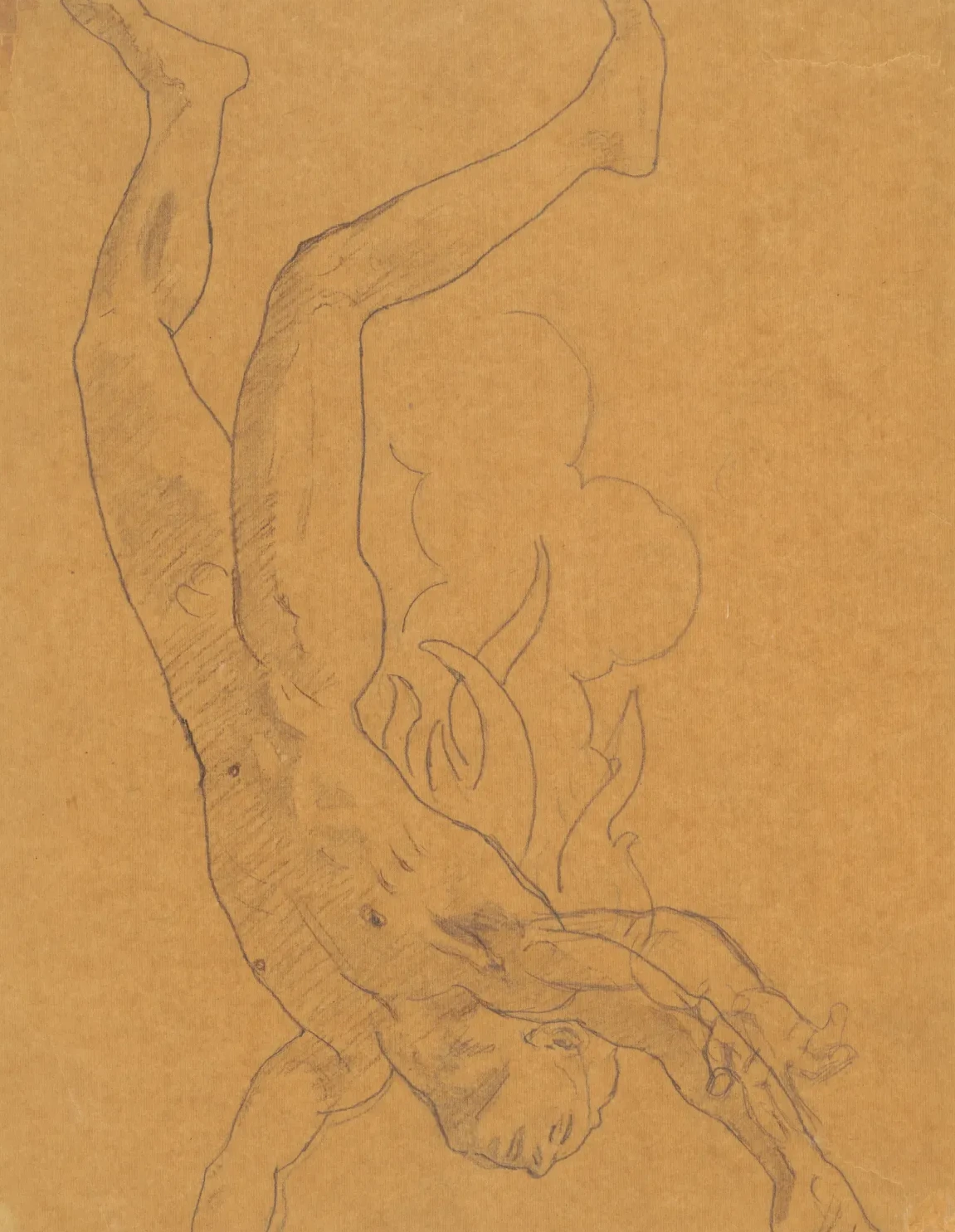 Study for "Phaethon", John Singer Sargent