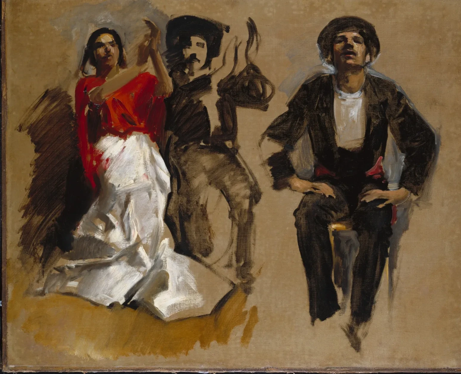 Study for Seated Figures for "El Jaleo", John Singer Sargent