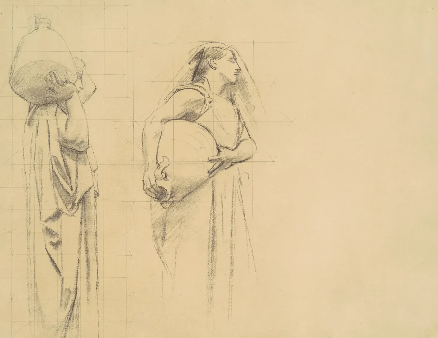 Study for "The Danaïdes", John Singer Sargent