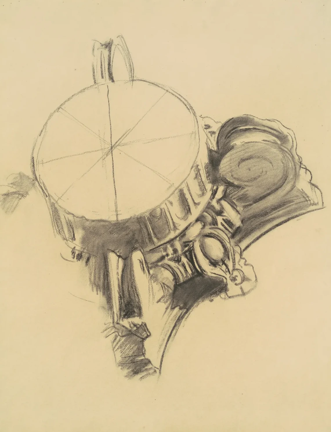 Study for "The Fall of Gog and Magog", John Singer Sargent