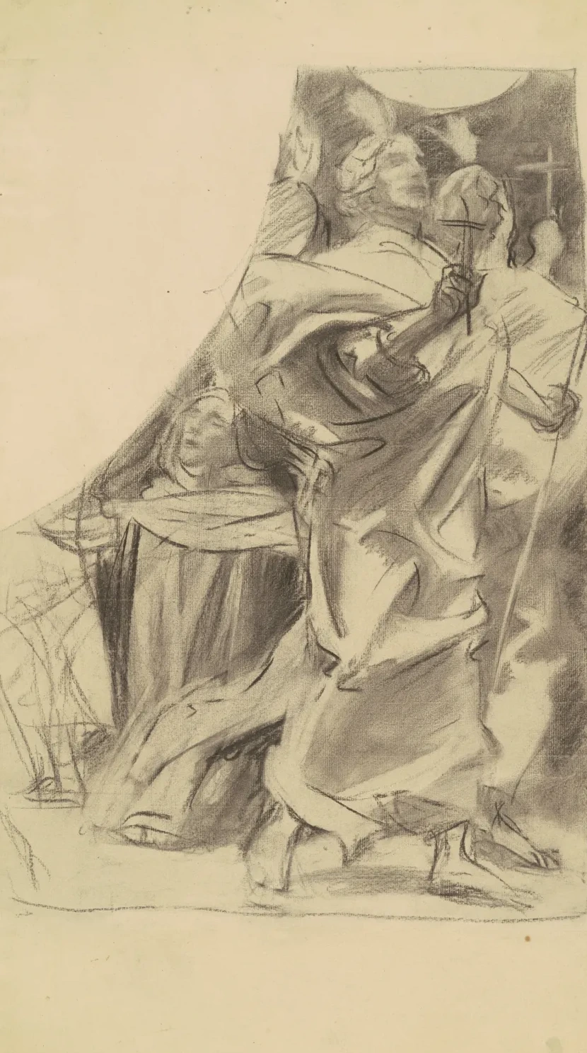 Study for "Triumph of Religion", John Singer Sargent