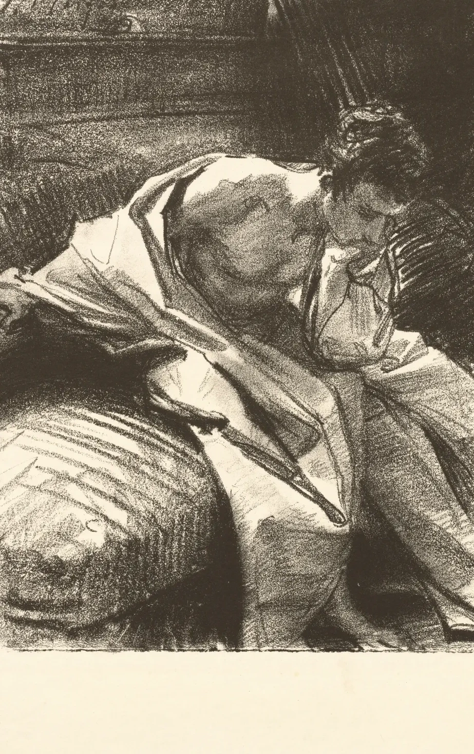Study of a Seated Man, John Singer Sargent