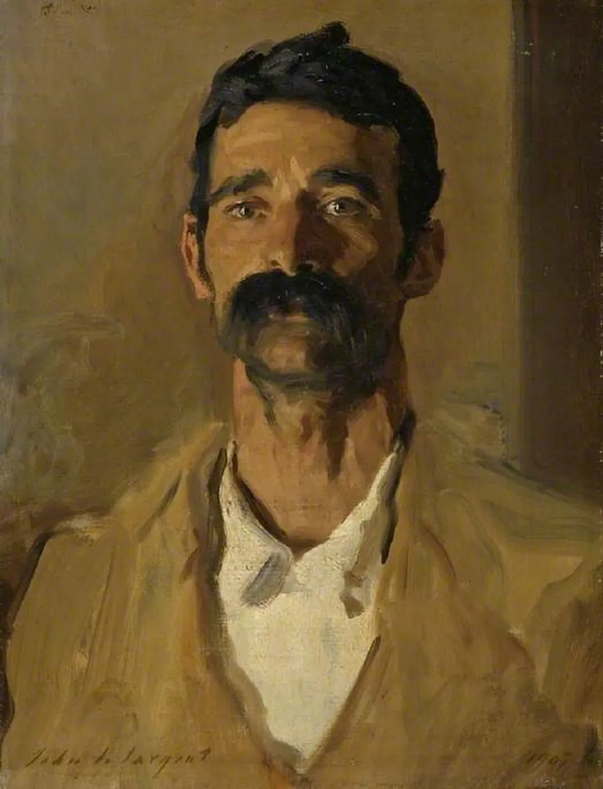 Study of a Sicilian peasant, John Singer Sargent