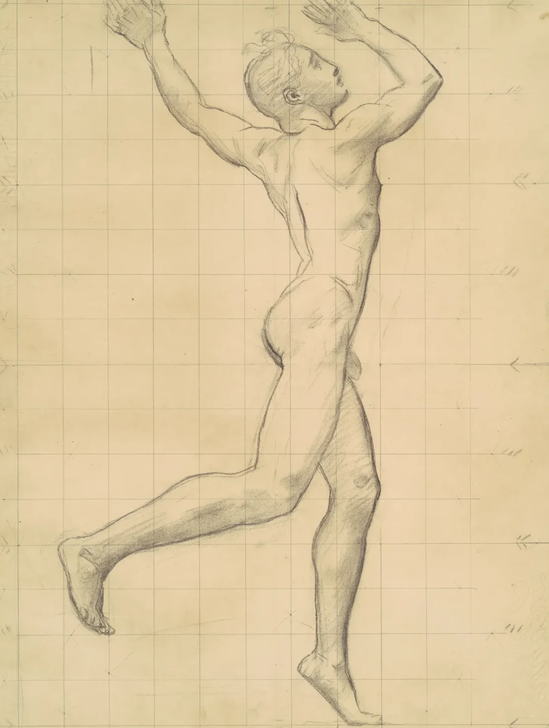 Study of Apollo for "Apollo and Daphne", John Singer Sargent