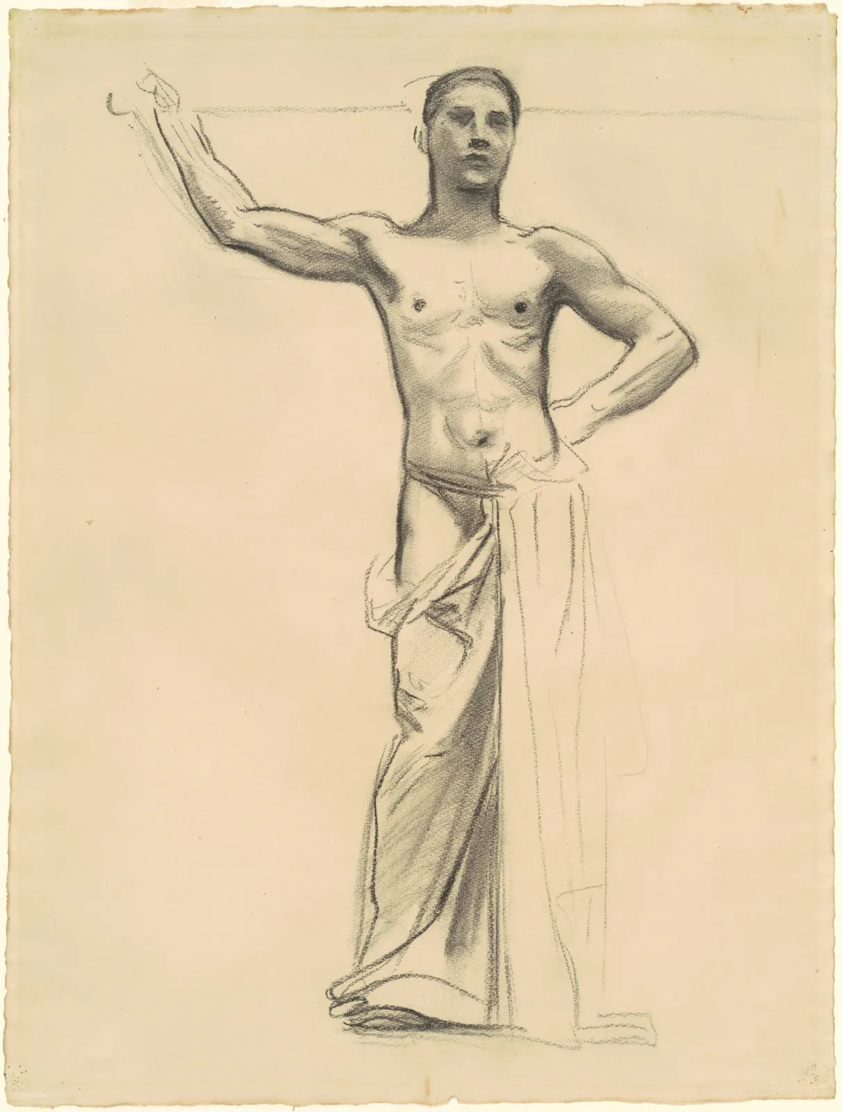 Study of Apollo for "Apollo and the Muses", John Singer Sargent