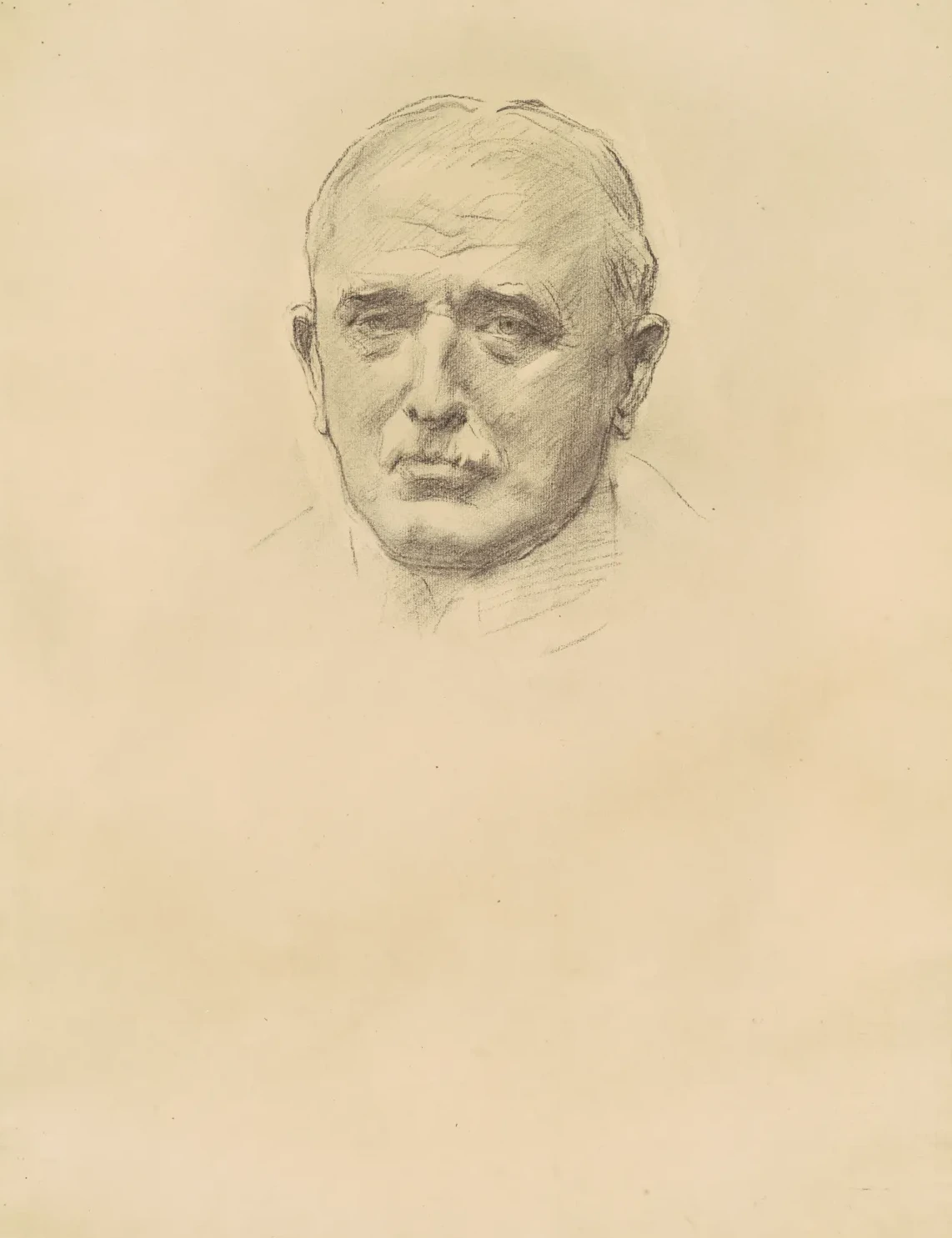 Study of Field Marshal John French for "General Officers of World War I", John Singer Sargent