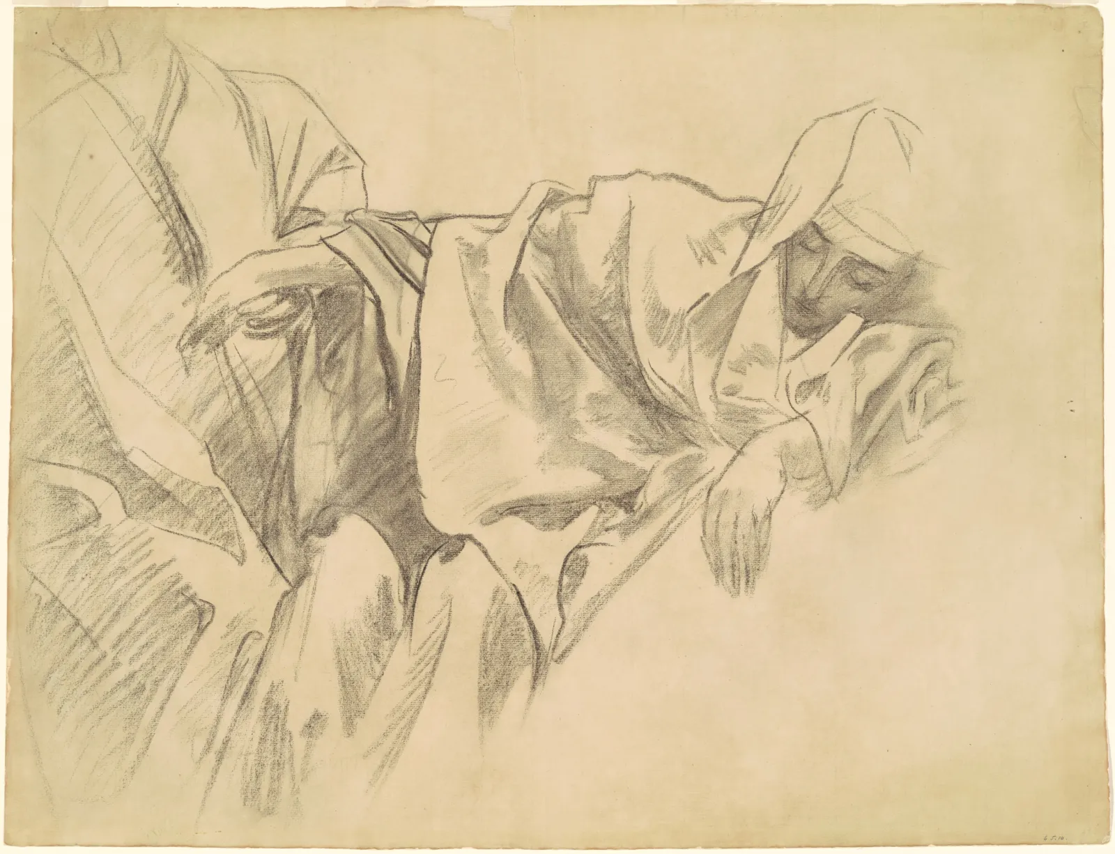 Study of the Crucifixion for "Fifteen Mysteries of the Rosary", John Singer Sargent