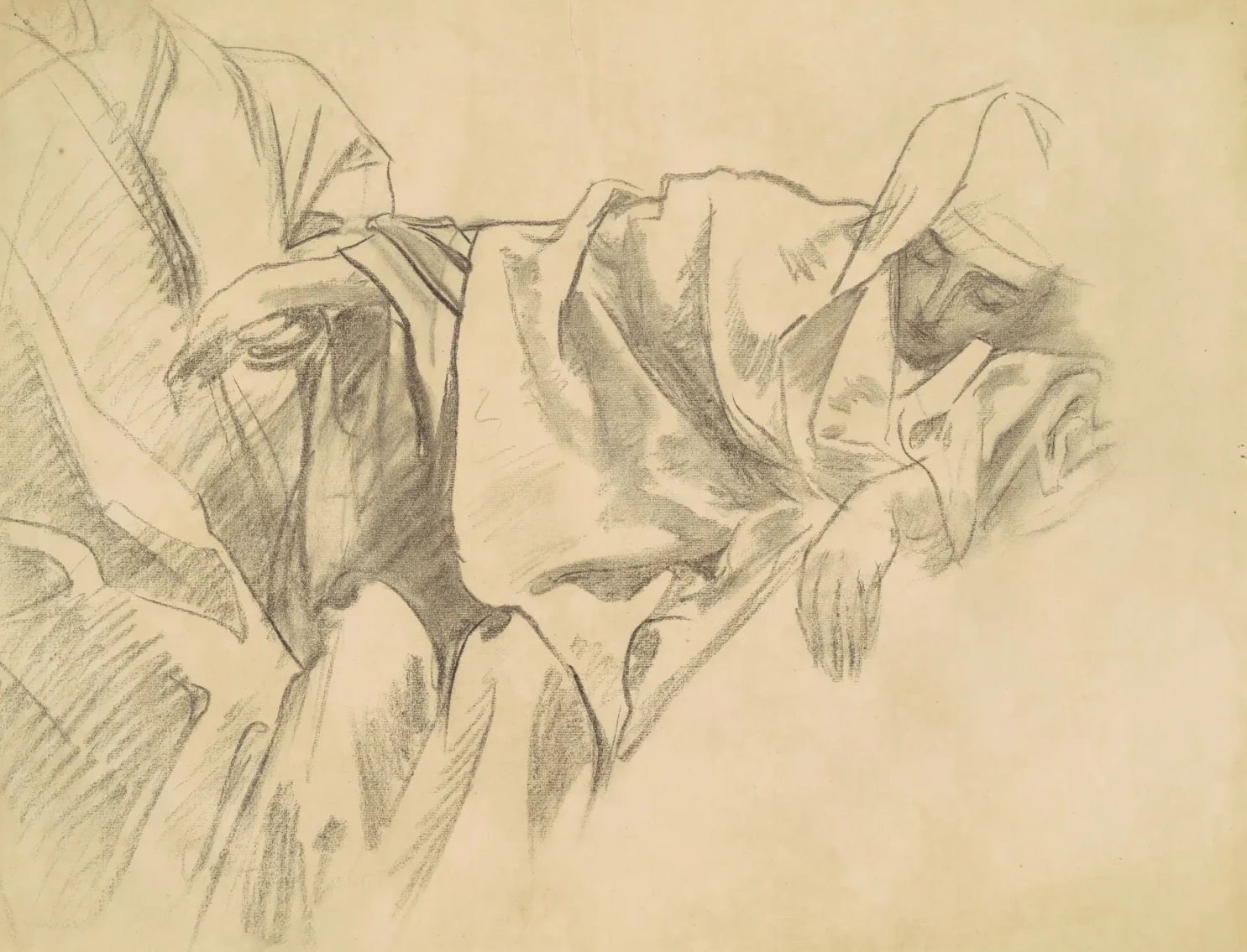 Study of the Crucifixion for "Fifteen Mysteries of the Rosary", John Singer Sargent