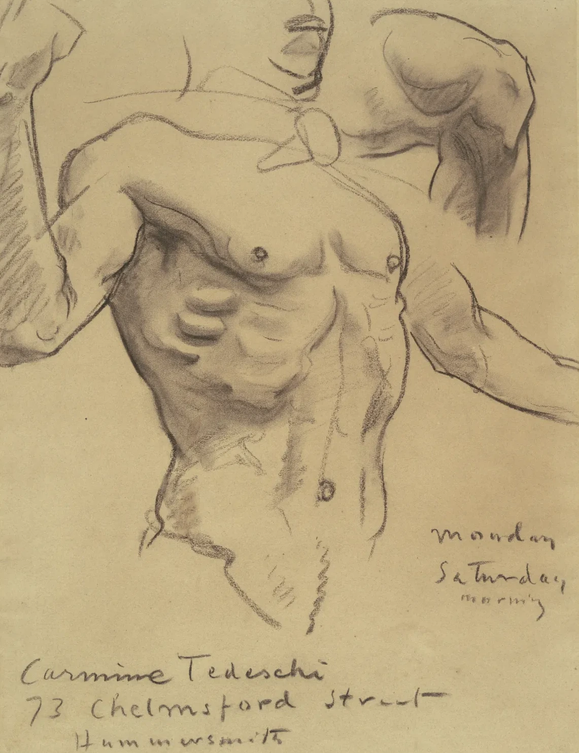 Study of the Resurrection for "Fifteen Mysteries of the Rosary", John Singer Sargent