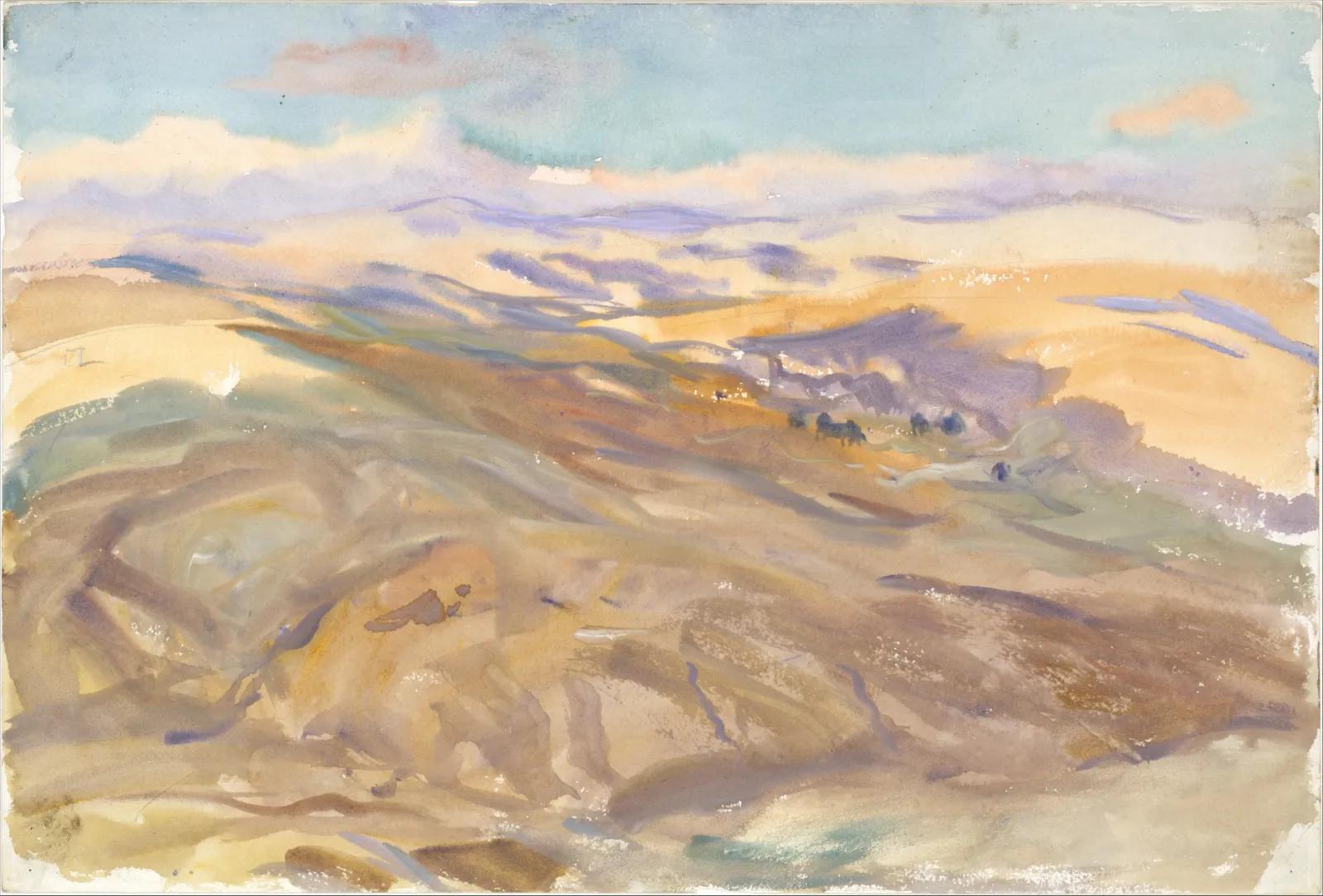 Sunset, John Singer Sargent