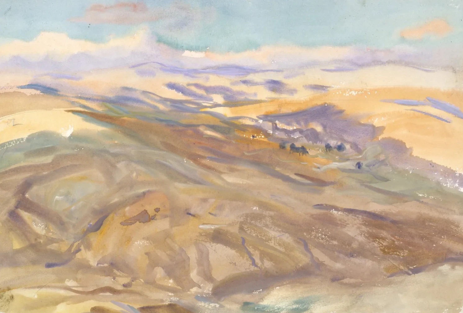 Sunset, John Singer Sargent