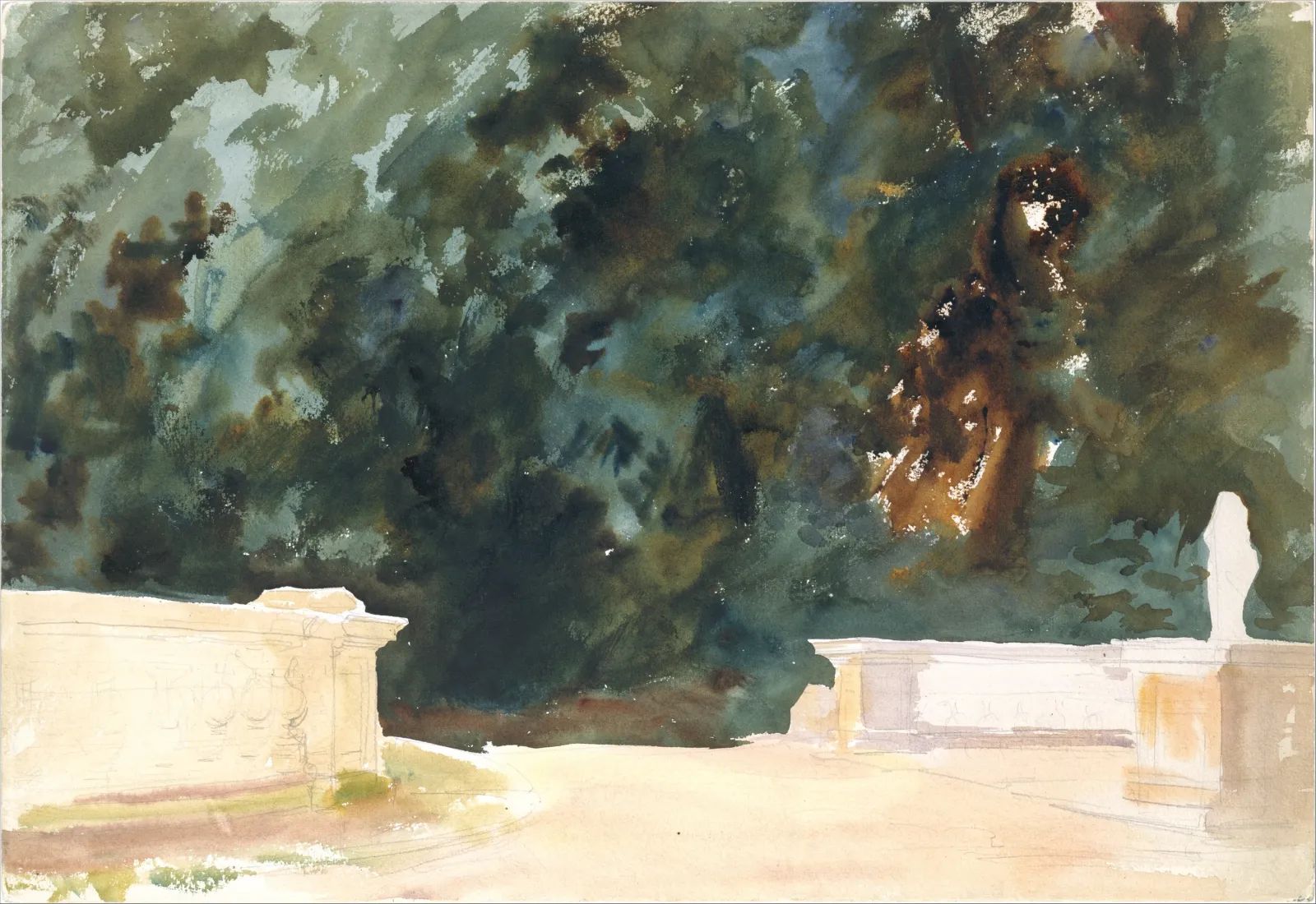 Terrace and Gardens, John Singer Sargent
