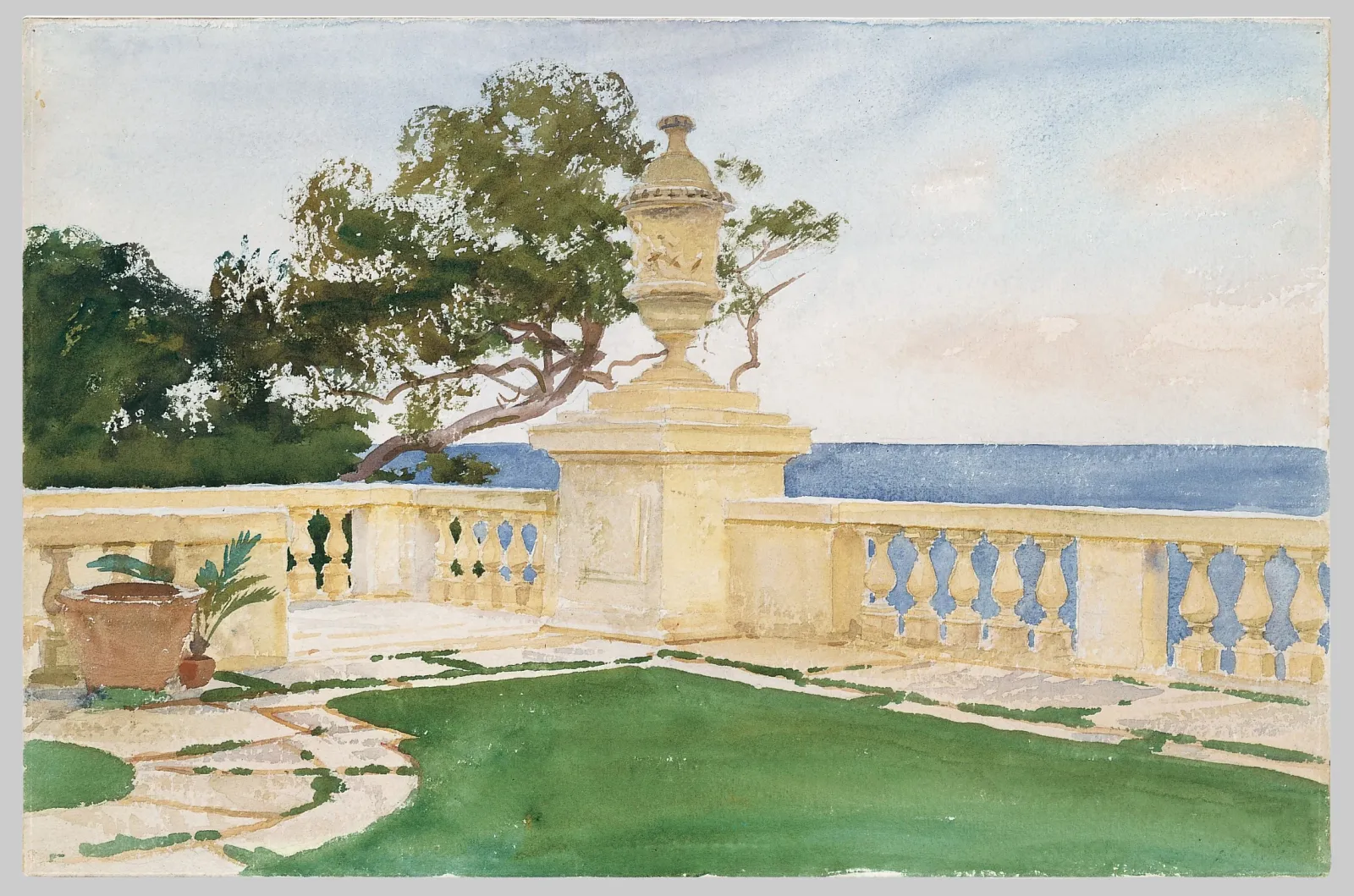 Terrace, Vizcaya, John Singer Sargent