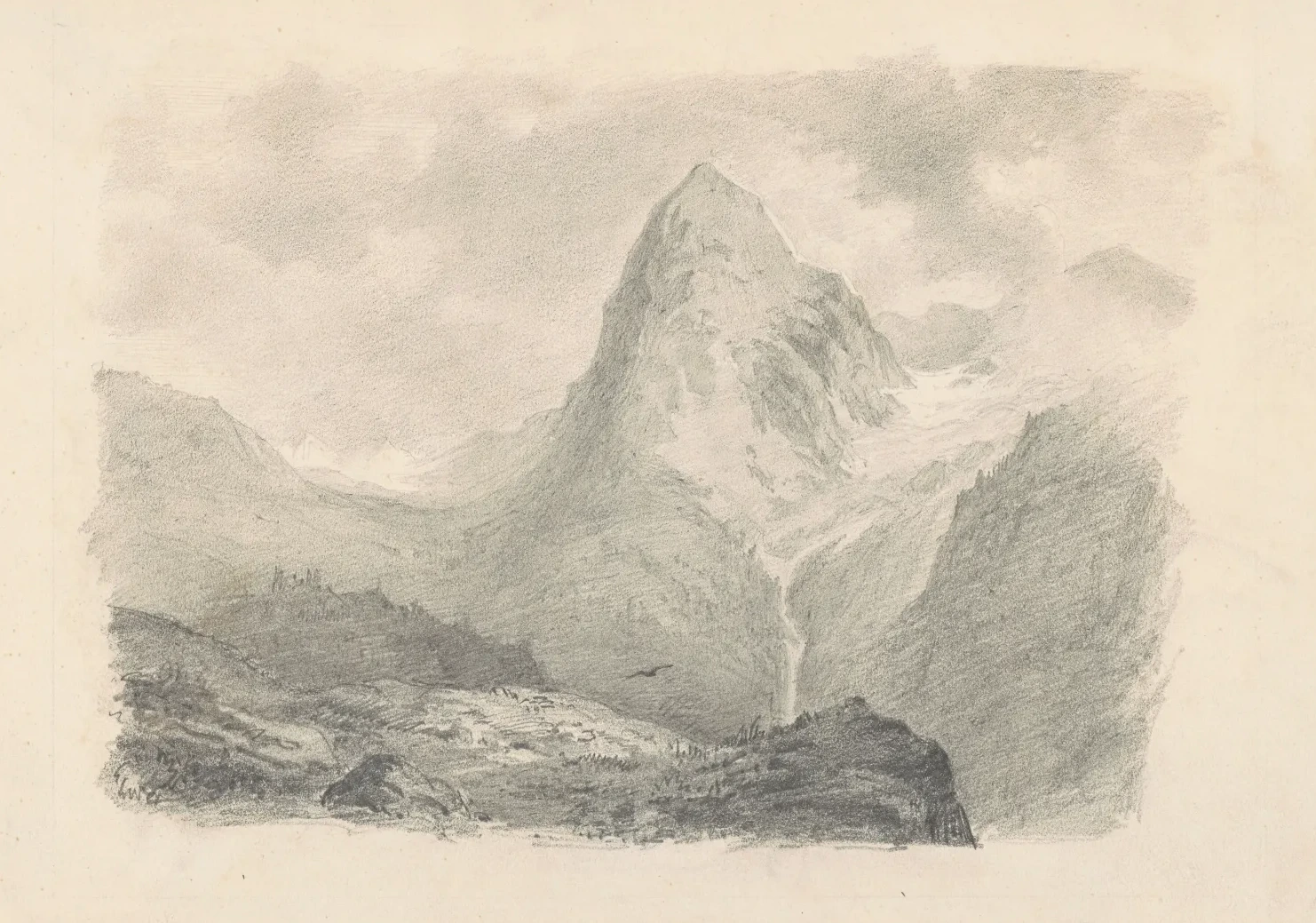 The Alps [recto], John Singer Sargent