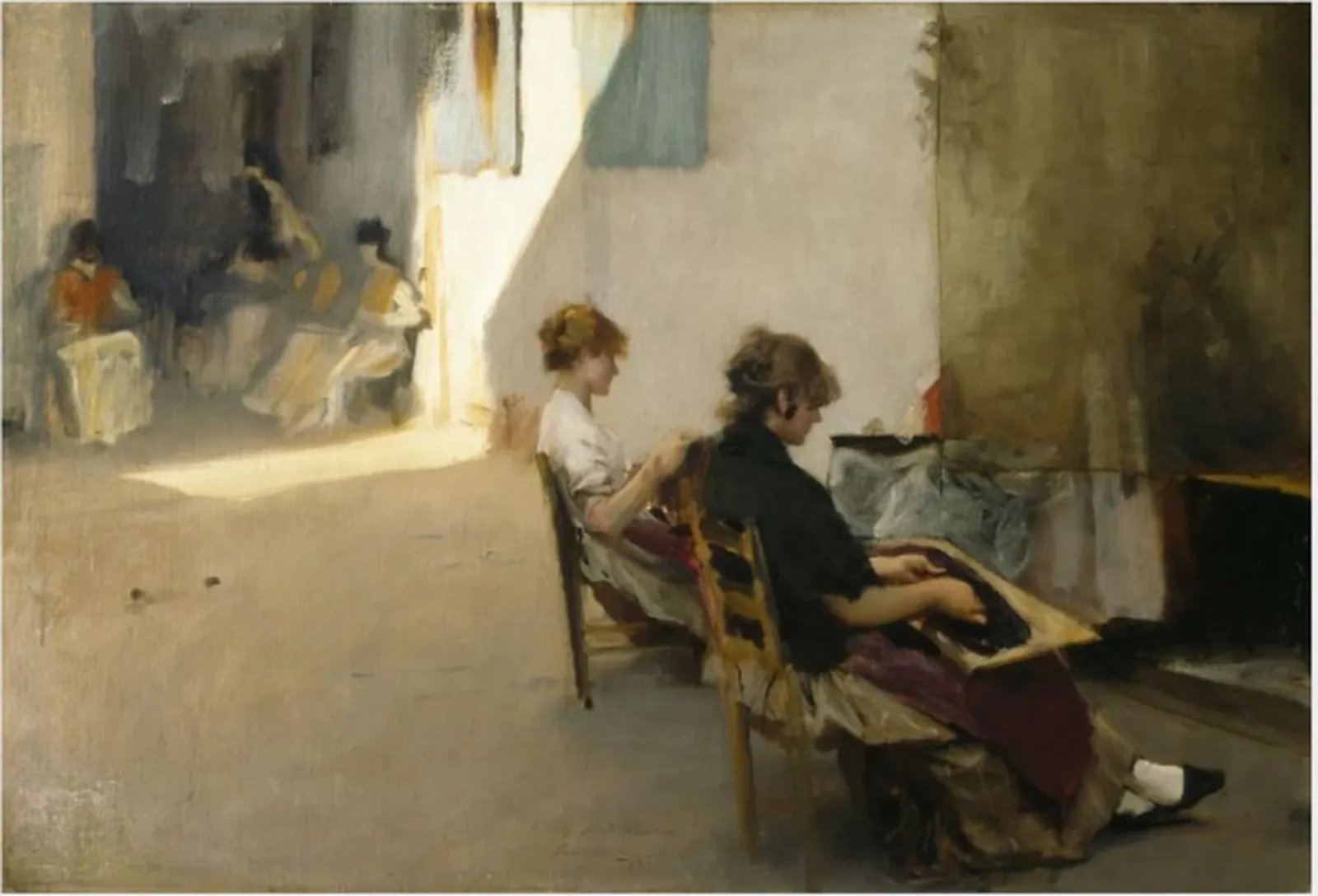 The Bead-stringers of Venice, John Singer Sargent