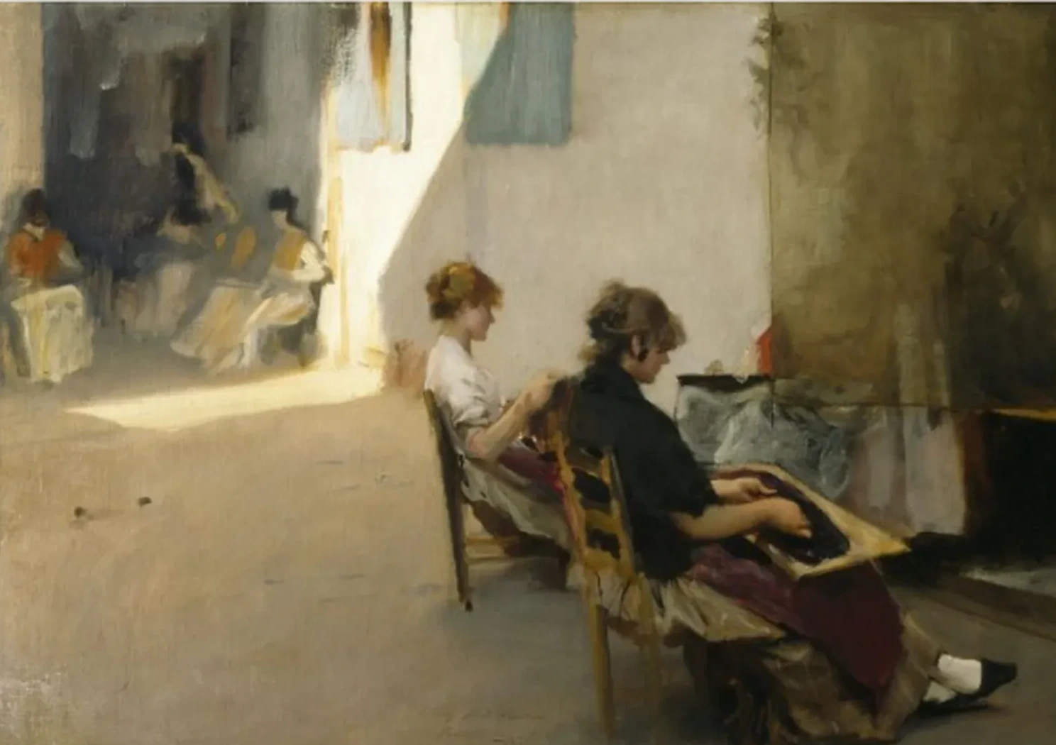 The Bead-stringers of Venice, John Singer Sargent