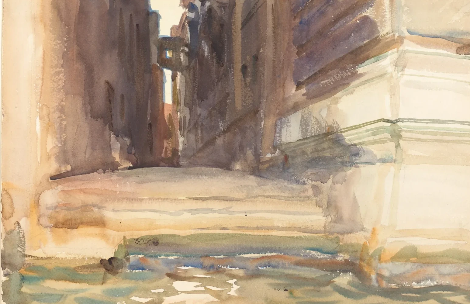 The Calle della Rosa with the Monte di Pietà, Venice, John Singer Sargent