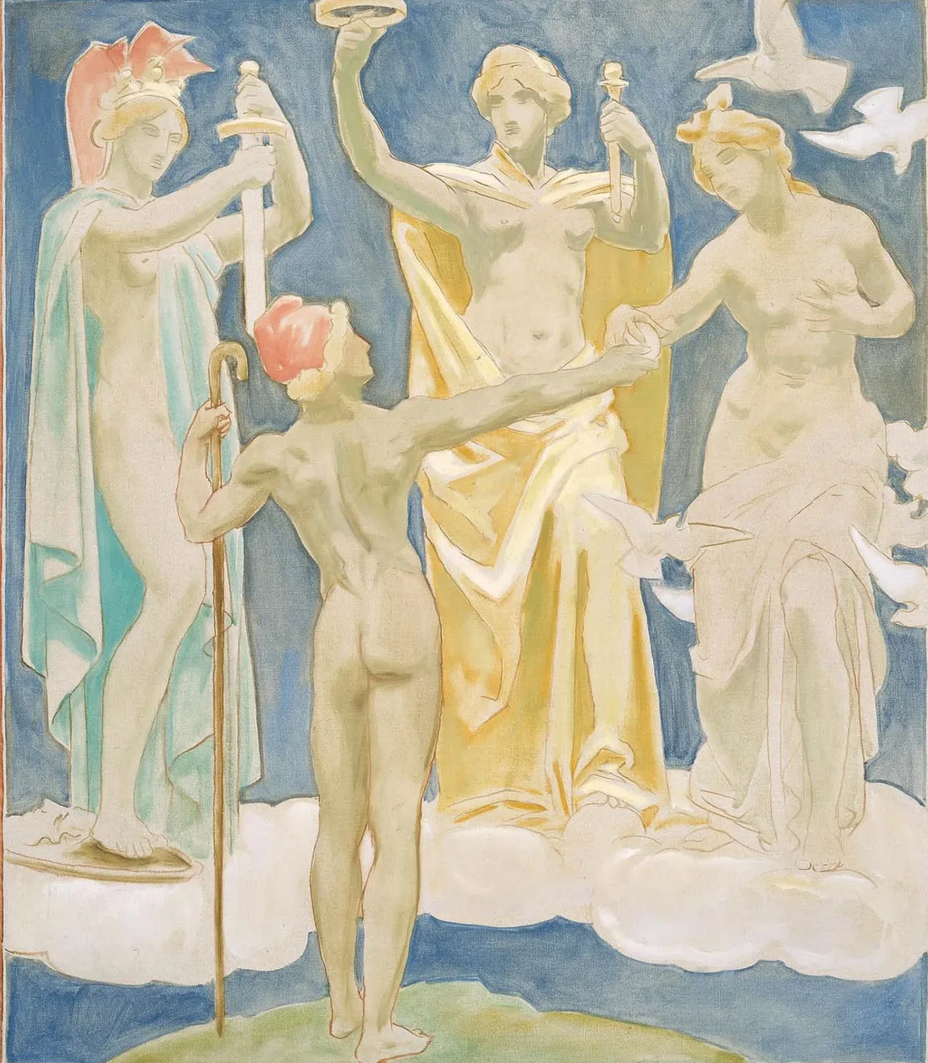 The Judgement of Paris, John Singer Sargent