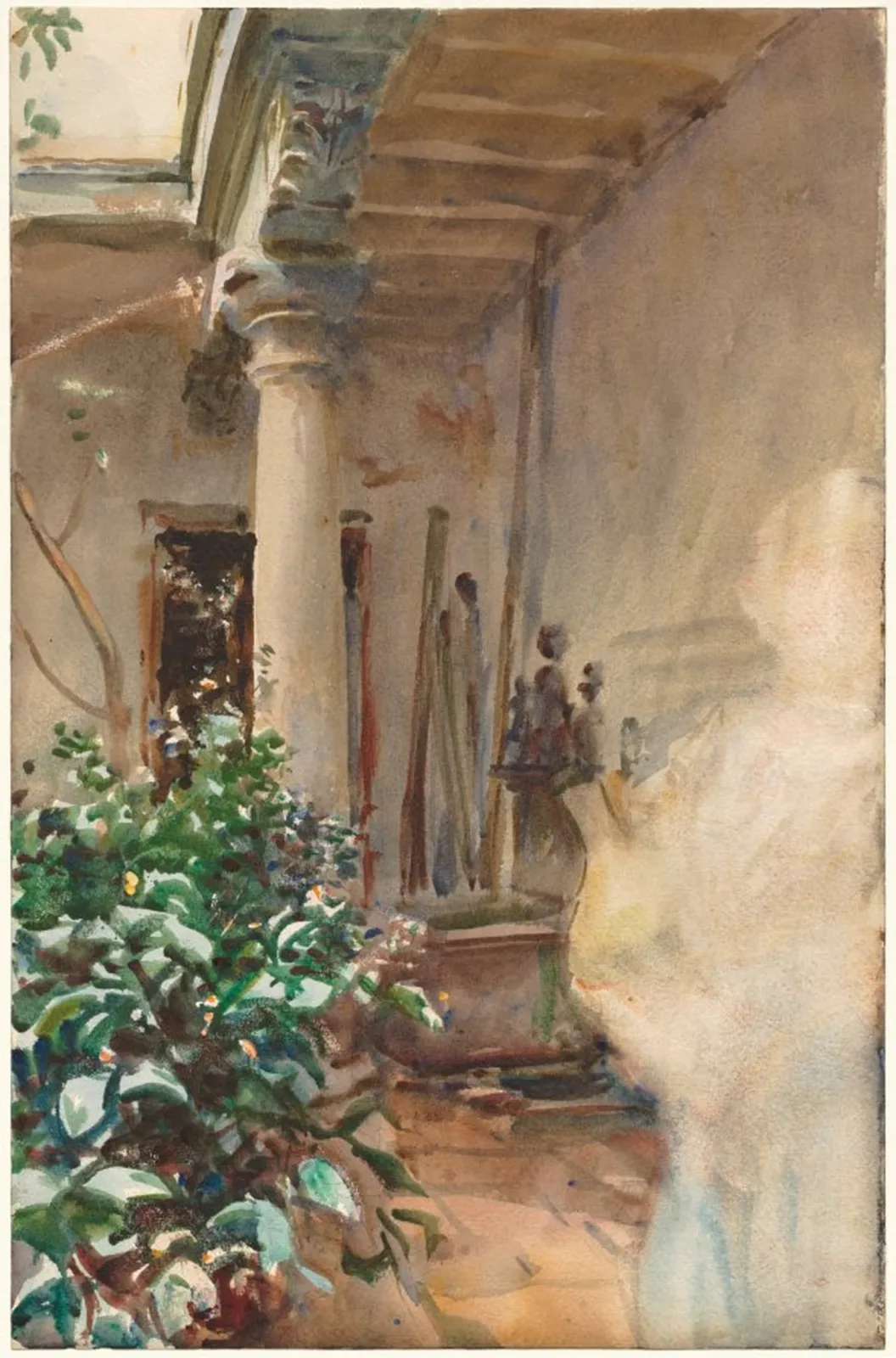 The Patio, John Singer Sargent