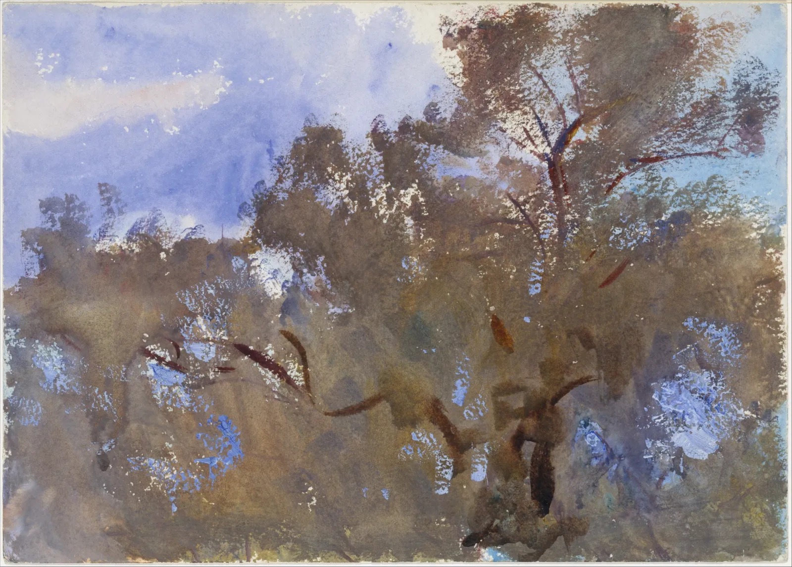 Treetops against Sky, John Singer Sargent