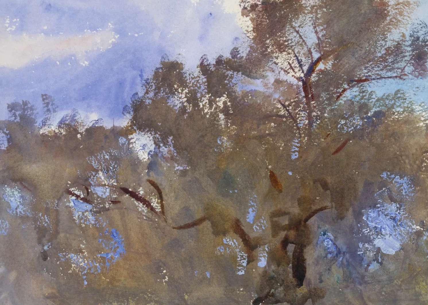 Treetops against Sky, John Singer Sargent