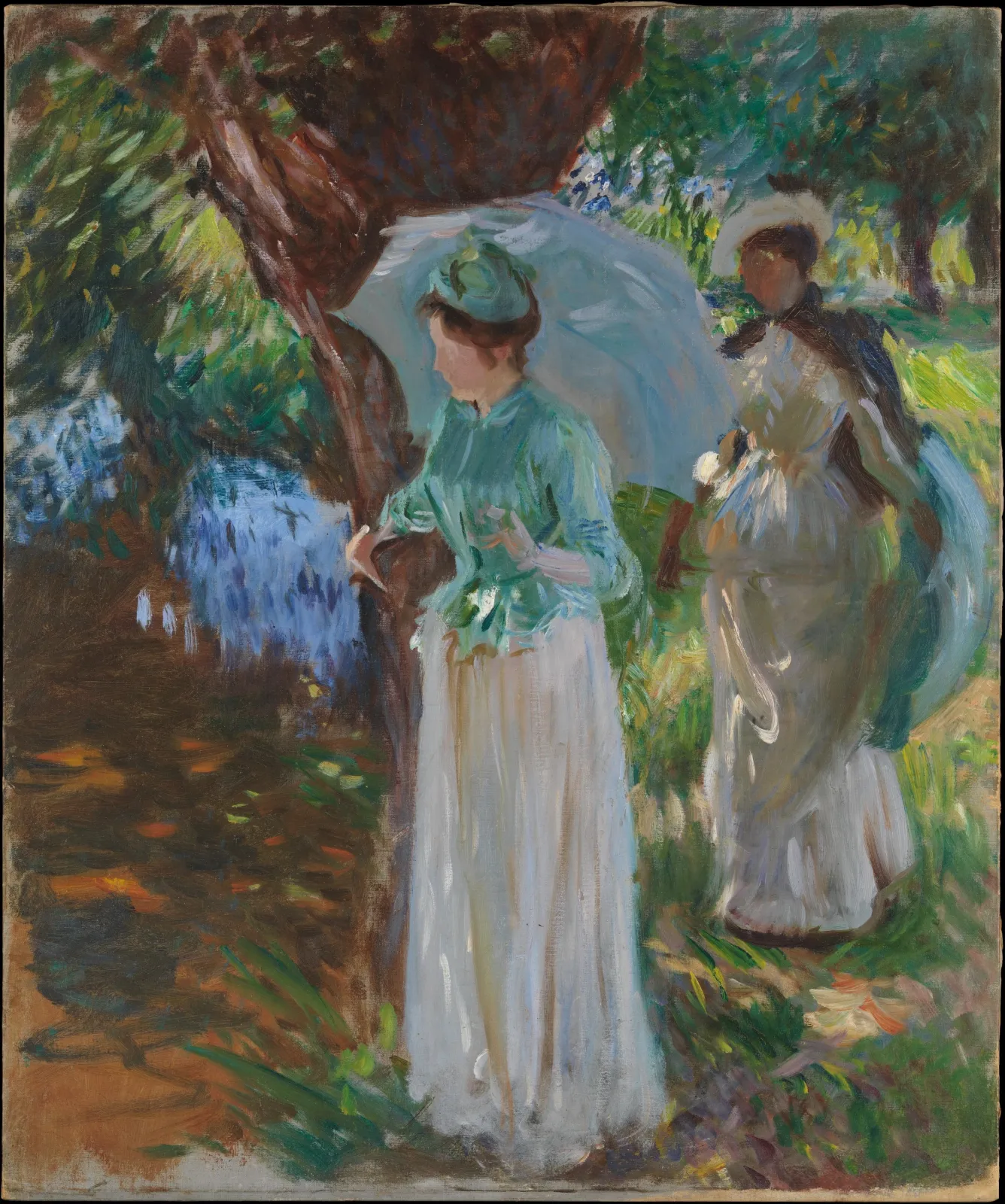 Two Girls with Parasols, John Singer Sargent