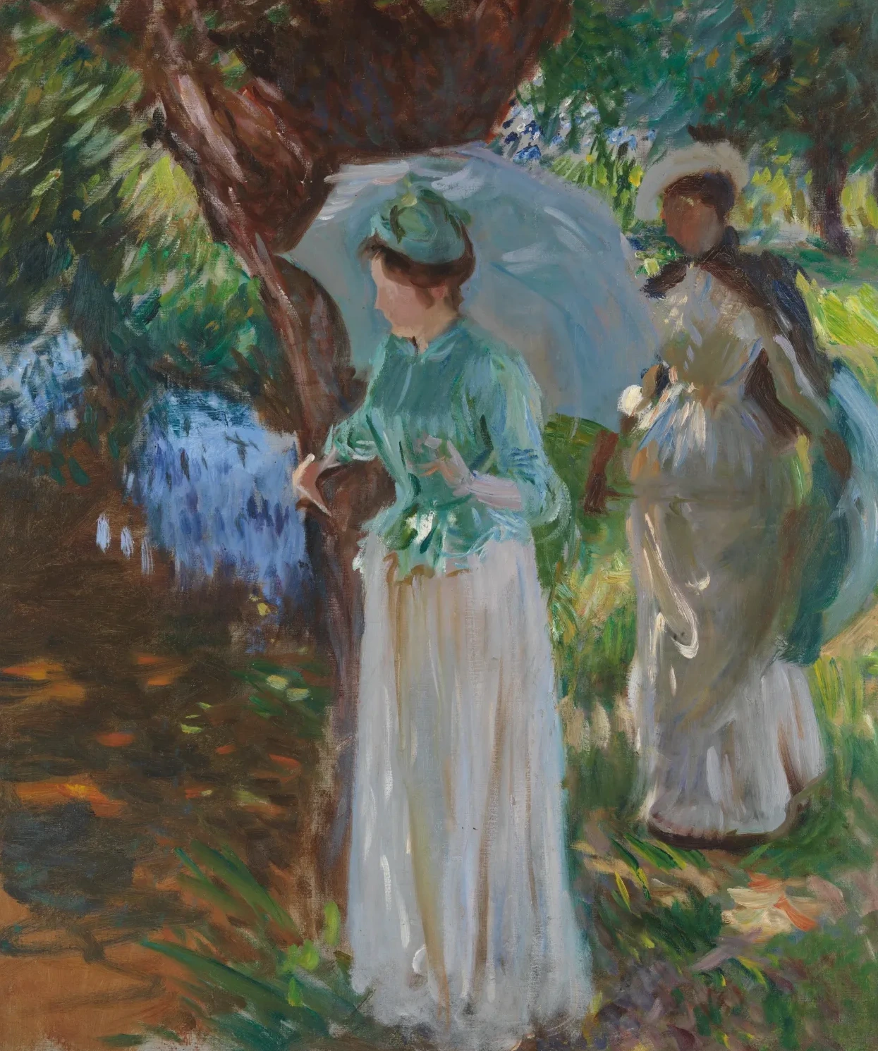 Two Girls with Parasols, John Singer Sargent