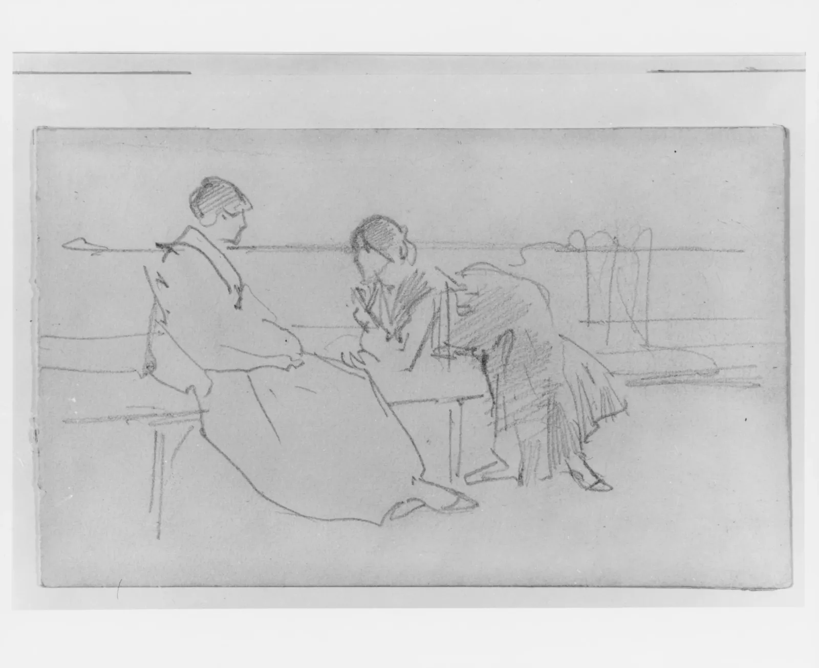 Two Seated Women, John Singer Sargent