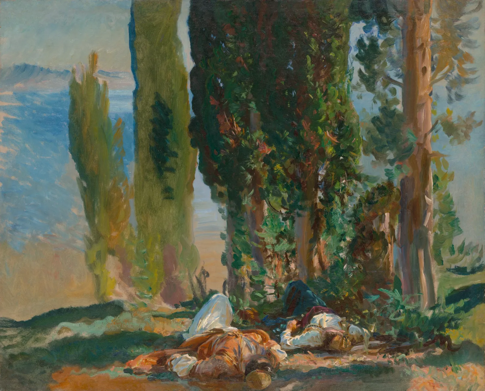 Under the Cypress Trees at Corfu, John Singer Sargent