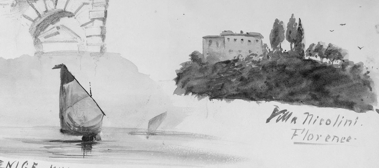 Venice; Villa Nicolini, Florence; Architectural Details, John Singer Sargent