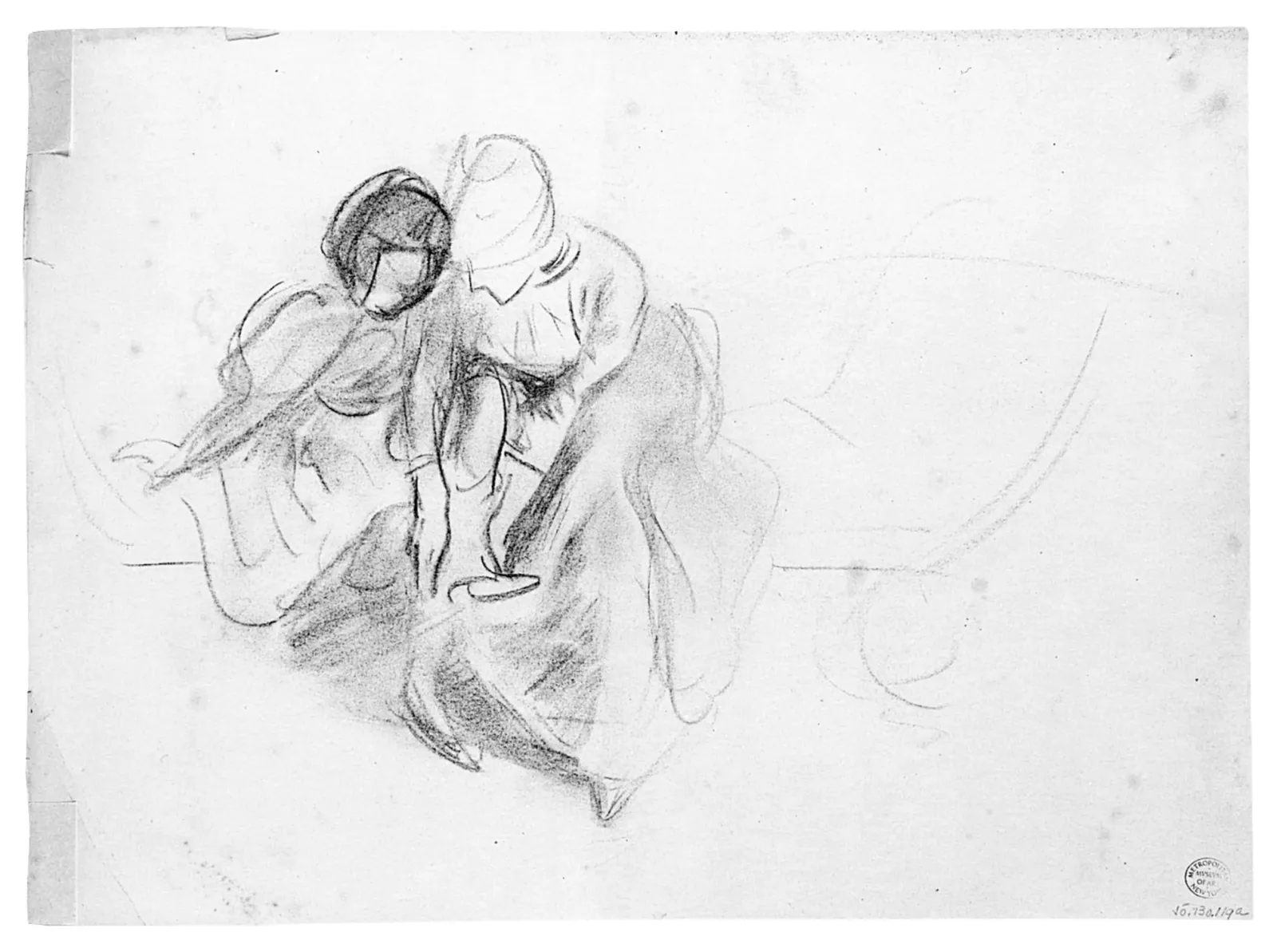 Woman and Child, John Singer Sargent