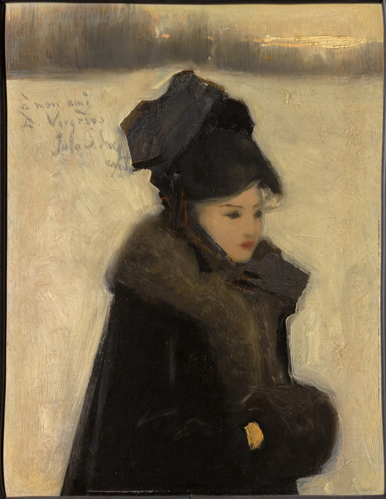 Woman with Furs, John Singer Sargent