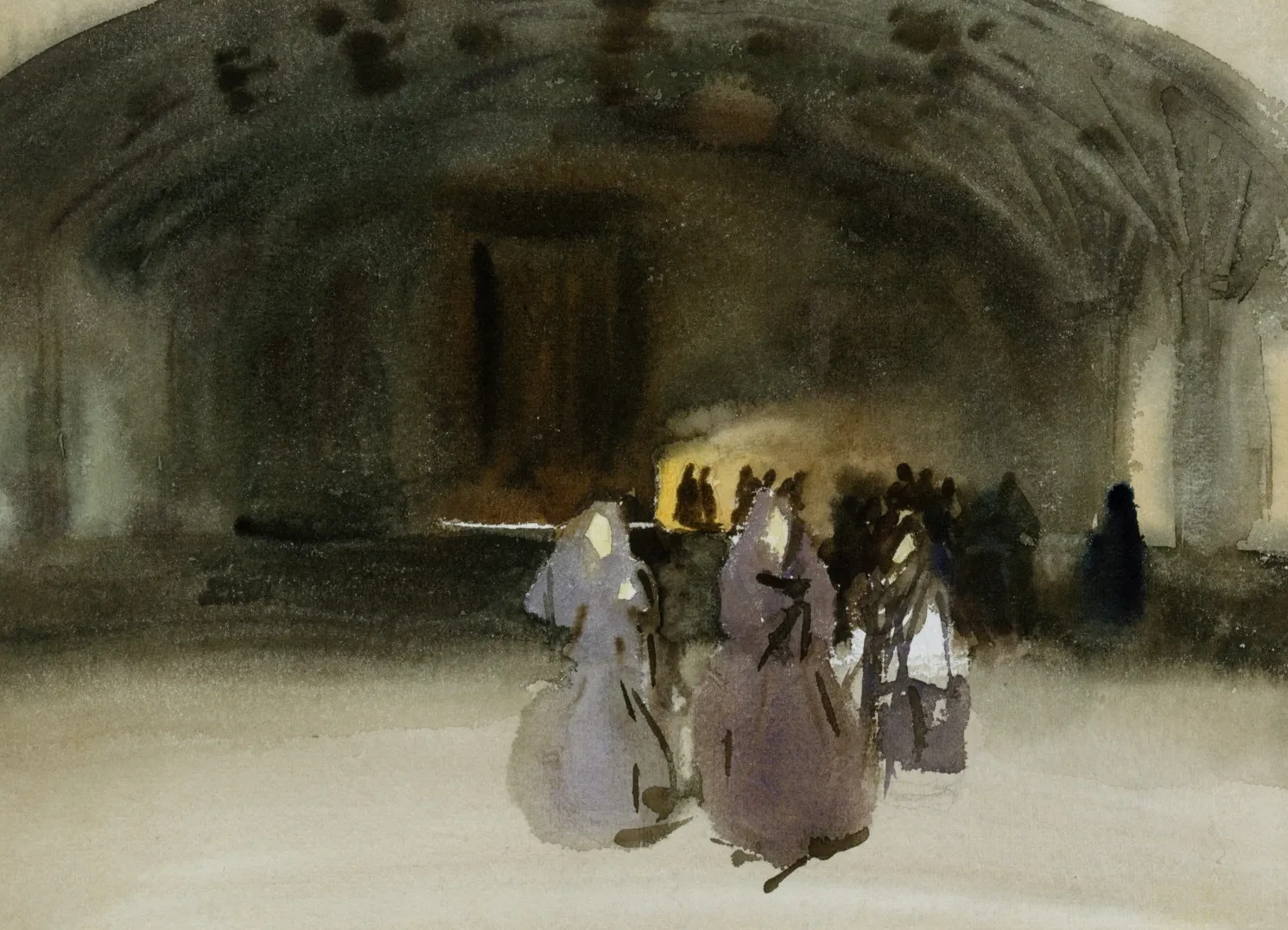 Women Approaching, John Singer Sargent
