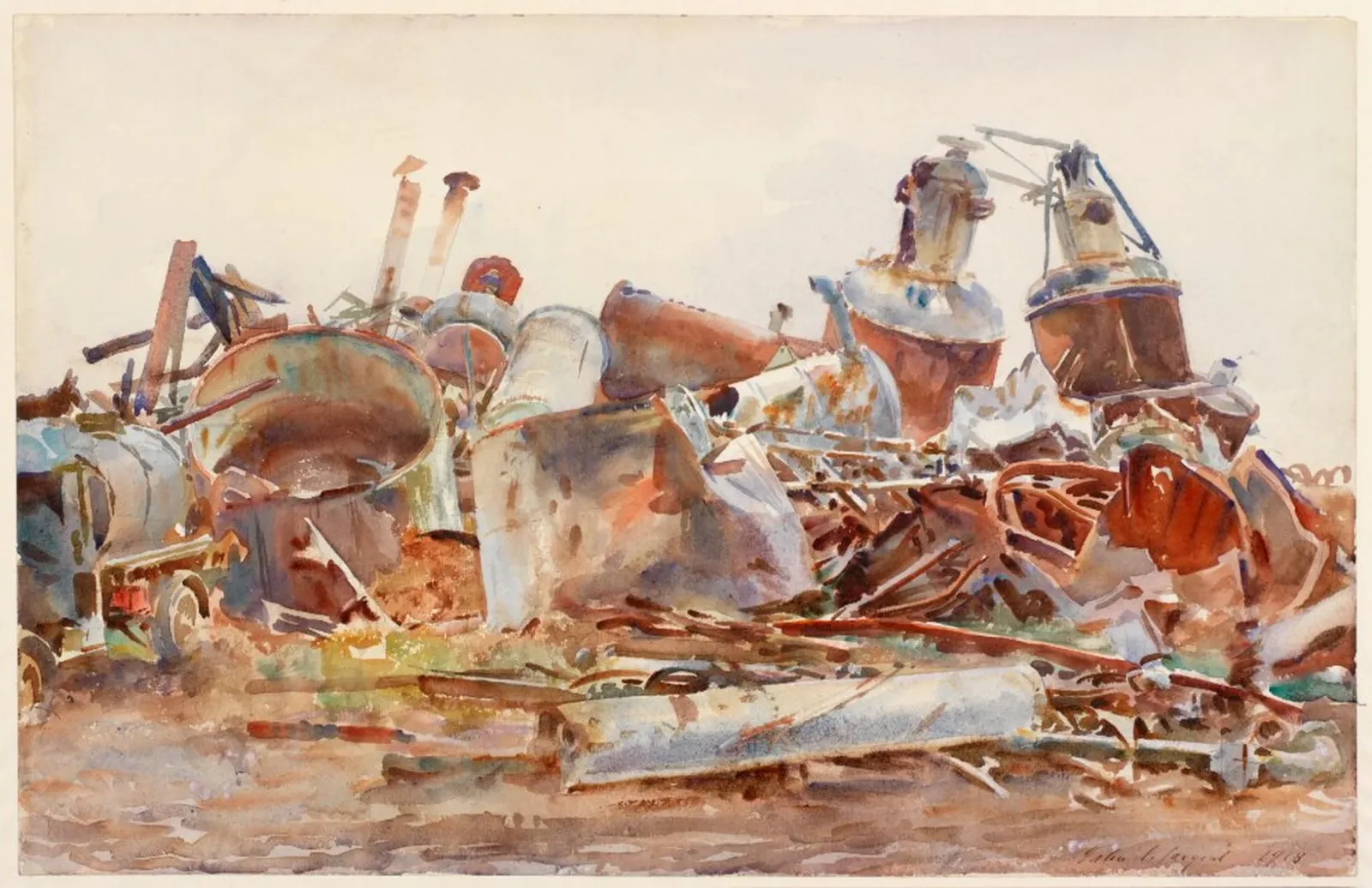 Wrecked Sugar Refinery, John Singer Sargent