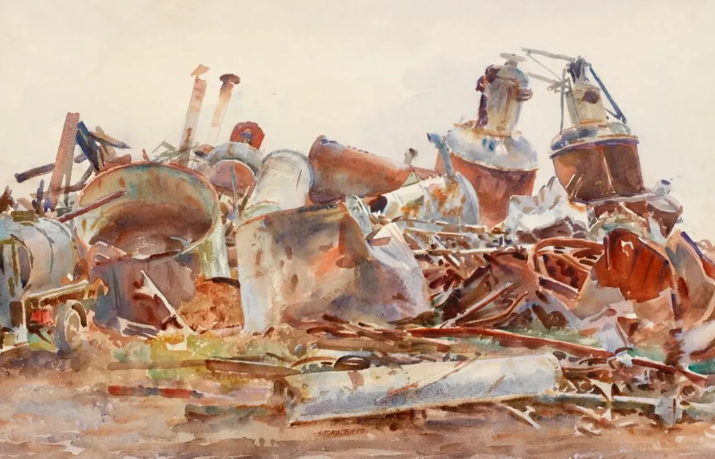 Wrecked Sugar Refinery, John Singer Sargent