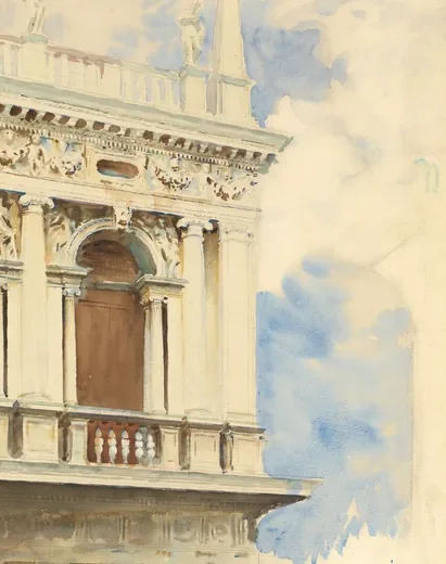 A Corner of the Library in Venice