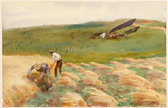 A Crashed Aeroplane